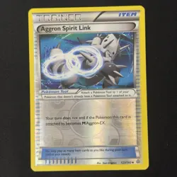 Aggron Spirit Link 123/160 Reverse Holo XY - Primal Clash Pokemon English NM - Image 1