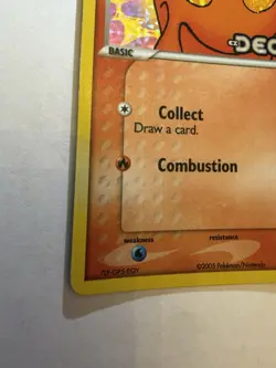 Pokemon TCG Slugma EX Deoxys Reverse Holo Common 74/107 2005 50 HP - Image 3