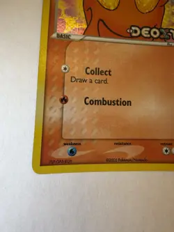 Pokemon TCG Slugma EX Deoxys Reverse Holo Common 74/107 2005 50 HP - Image 4