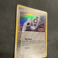 Aron 42/108 Reverse HOLO Stamped Pokemon Power Keepers Common 2007 LP - Image 2