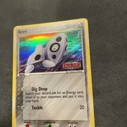 Aron 42/108 Reverse HOLO Stamped Pokemon Power Keepers Common 2007 LP - Image 3