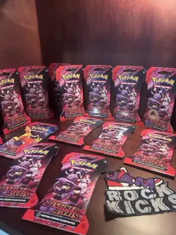 Pokemon TCG Destined Rivals Sleeved Booster Pack Lot of 10 New/Sealed - Image 1