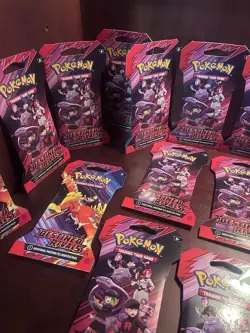 Pokemon TCG Destined Rivals Sleeved Booster Pack Lot of 10 New/Sealed - Image 2