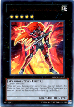 Number 12: Crimson Shadow Armor Ninja - ORCS-EN042 - Ultra Rare - Yugioh - Image 1