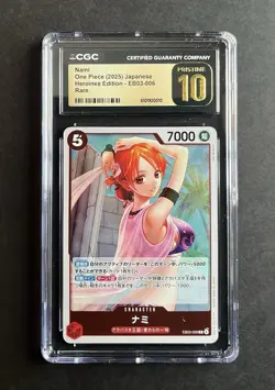 One Piece TCG - Nami EB03-006 - Rare Foil Card Japanese - CGC 10 Pristine - Image 1