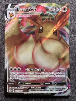 Eevee VMAX SWSH087 Black Star Promo Pokemon Card NM - Image 1