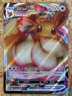 Pokemon Card TCG - Eevee VMAX SWSH087 Black Star Promo Shining Fates Near Mint - Image 2