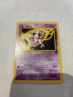 Pokemon TCG Jungle Mr. Mime Non-Holo Card 22/64 - Image 1