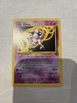 Pokemon TCG Jungle Mr. Mime Non-Holo Card 22/64 - Image 2