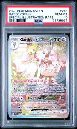 2023 POKEMON SVI EN-SCARLET & VIOLET #245 GARDEVOIR EX PSA 10 - Image 1