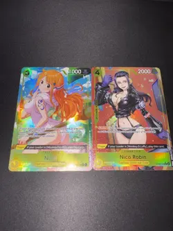 Nami Alternate Art ST29-008 + Nico Robin Alternate Art ST29-009 Egghead deck NM - Image 2