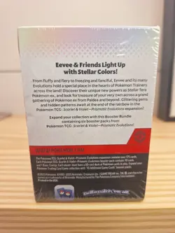 Pokemon TCG Scarlet & Violet Prismatic Evolutions 6 Pack Booster Bundle Sealed - Image 3