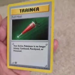 Pokemon TCG Full Heal Base Set 82/102 Regular 1st Edition Uncommon - Image 1