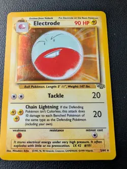 1999 Pokemon Electrode Holo 2/64 Jungle Set WOTC Vintage Rare, Lightly Played - Image 1