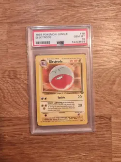 Electrode Jungle 18/64 | Graded PSA 10 Gem Mint | WOTC | Non Holo | Pokemon - Image 1