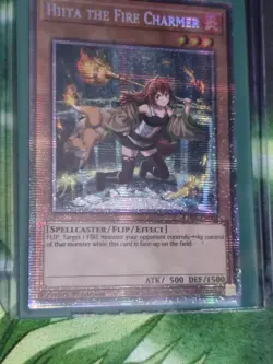 Hiita the Fire Charmer 1st Edition Starlight Rare CH02-EN002 Yu-Gi-Oh! - Image 1