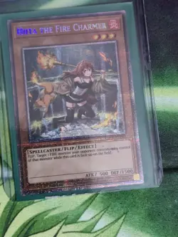 Hiita the Fire Charmer 1st Edition Starlight Rare CH02-EN002 Yu-Gi-Oh! - Image 2