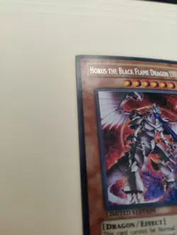 Horus the Black Flame Dragon LV8 EEN-ENSE1 Secret Rare LP Yu-Gi-Oh! - Image 2