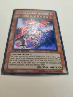 Horus the Black Flame Dragon LV8 EEN-ENSE1 Secret Rare LP Yu-Gi-Oh! - Image 3