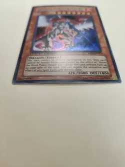 Horus the Black Flame Dragon LV8 EEN-ENSE1 Secret Rare LP Yu-Gi-Oh! - Image 4