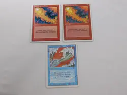 Red & Blue Elemental Blast x3 4th Edition Interrupt Magic the Gathering TCG Mtg - Image 2