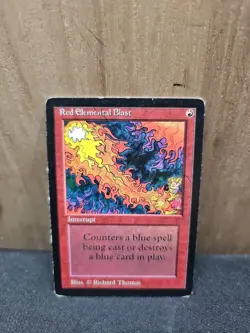 Red Elemental Blast - Beta - Magic the Gathering - MTG -Mp - Image 1