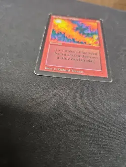 Red Elemental Blast - Beta - Magic the Gathering - MTG -Mp - Image 5