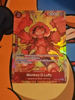 Monkey D. Luffy - OP01-024 Alt Art - PRB01 The Best - One Piece English - Image 1