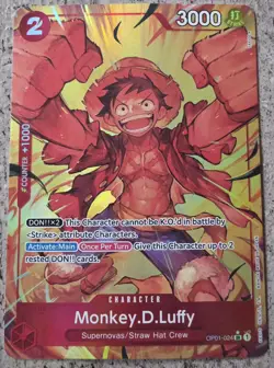 One Piece Monkey D Luffy Alt Art SR Premium Booster Best Vol. 1 PRB-01 English - Image 2