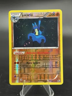 Lucario - 80/113 - Legendary Treasures - Reverse Holo Rare - LP/NM - Pokemon TCG - Image 1