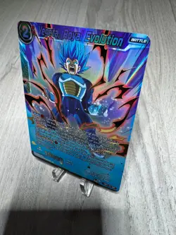 Vegeta Royal Evolution EB1-07 SR FOIL Gold Stamp Dragon Ball Super Card Game NM - Image 4