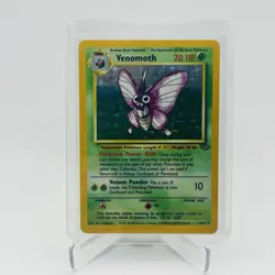 Venomoth - 13/64 - Pokemon Jungle Unlimited Holo Rare Card WOTC NM - Image 1