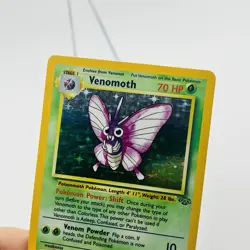 Venomoth - 13/64 - Pokemon Jungle Unlimited Holo Rare Card WOTC NM - Image 3