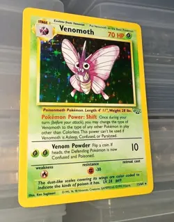 VENOMOTH 13/64 Jungle Holo Rare Unlimited Pokemon Card Vintage NM Unplayed 1999 - Image 4