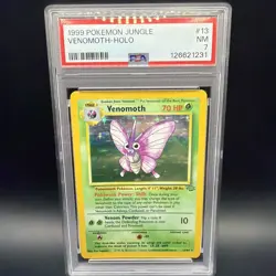 Pokemon TCG Venomoth Holo Rare Card 13/64 PSA 7 NEAR MINT POKEMON TCG - Image 1