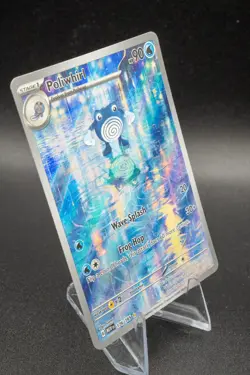 Poliwhirl 176/165 SV Pokemon TCG Scarlet & Violet 151 Illustration Rare IR LP ++ - Image 2