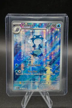 Poliwhirl 176/165 SV Pokemon TCG Scarlet & Violet 151 Illustration Rare IR LP ++ - Image 5