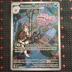 Pokemon TCG Team Rockets Weezing 199/182 SV10: Destined Rivals IR Near Mint - Image 1