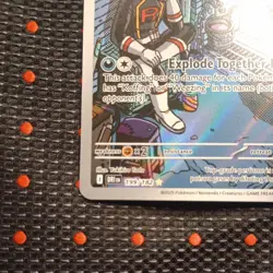 Pokemon TCG Team Rockets Weezing 199/182 SV10: Destined Rivals IR Near Mint - Image 3