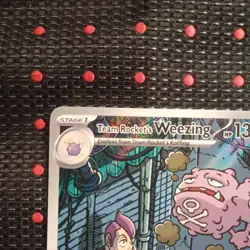Pokemon TCG Team Rockets Weezing 199/182 SV10: Destined Rivals IR Near Mint - Image 5