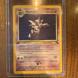 Pokemon Haunter Fossil 1st Edition 6/62 Holo Rare 50 HP Card 1999 TCG - Image 1