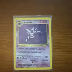 Pokemon TCG Haunter 1st Edition Fossil 6/62 Holo Rare 50 HP Stage 1 Card - Image 1
