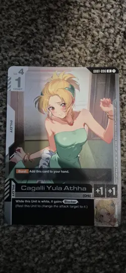 Cagalli Yula Athha GD01-096 Gundam Card Game Championship Promo - Image 1