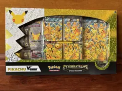 Pokemon TCG Celebrations Special Collection Pikachu V Union Factory Sealed Box - Image 1