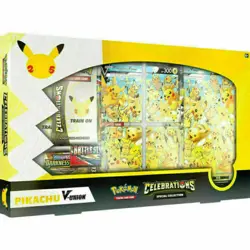 Pokemon TCG Celebrations Special Collection Pikachu V Union Box Factory Sealed 820650809156 - Image 1