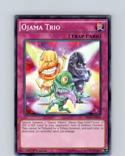 Yu-Gi-Oh TCG Ojama Trio SR04-EN034 1st Edition Regular Common Card NM - Image 1