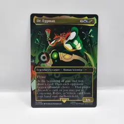 Dr. Eggman #2084 FOIL MTG Secret Lair Sonic the Hedgehog - Image 1