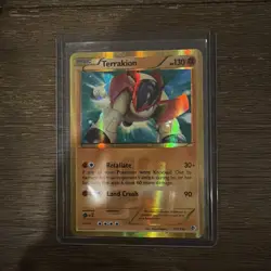 TERRAKION 151/149 Boundaries Crossed SHINY SECRET RARE holo Pokemon TCG card VLP - Image 1