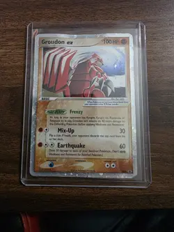 Pokemon Groupon EX Holo Card 038 MP Promo Damaged - Image 1