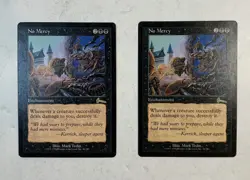 No Mercy Urza's Legacy LP Black Rare 1999 MAGIC GATHERING CARDS X2 🔥! - Image 2